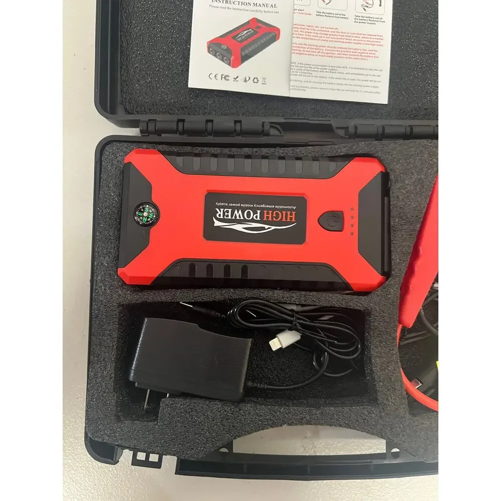 Multi-Function 12V Car Jump Starter with LED Light
